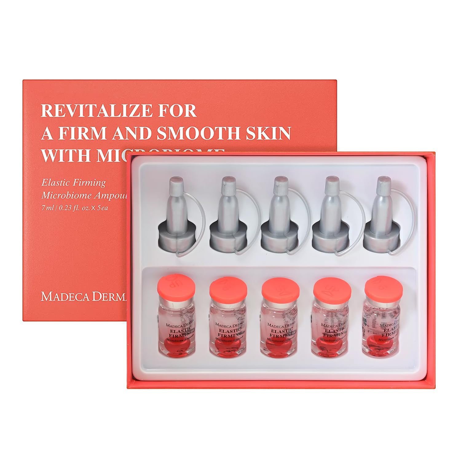 Elastic Firming Microbiome Ampoules | Madeca Derma