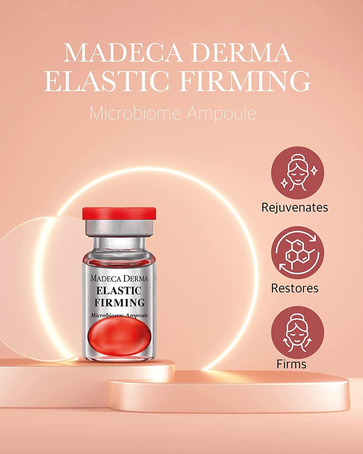 Elastic Firming Microbiome Ampoules | Madeca Derma